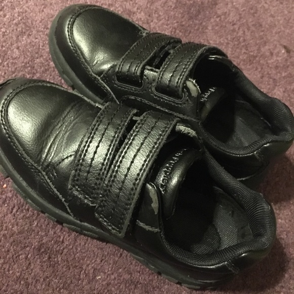 Black leather hush puppies jace - Picture 1 of 5